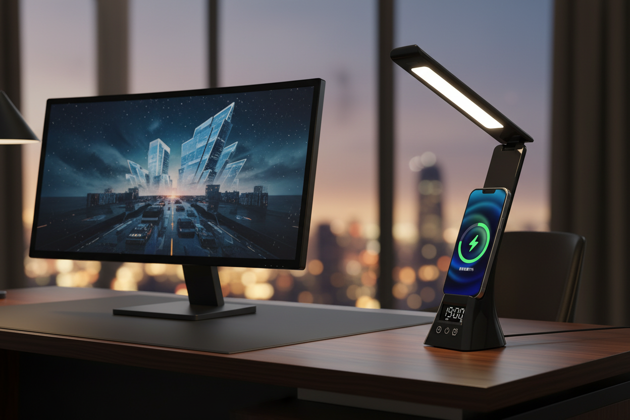 Lampe LED bureau setup 4K